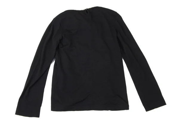 JUNYA WATANABE COMME des GARCONS Pearl Decoration Layered Knit Top K-165416_012