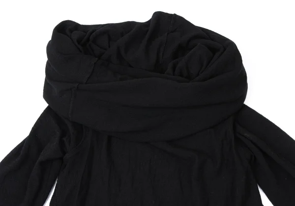 JUNYA WATANABE COMME des GARCONS Wool Layered Drape Neck Knit Top K-165417_003