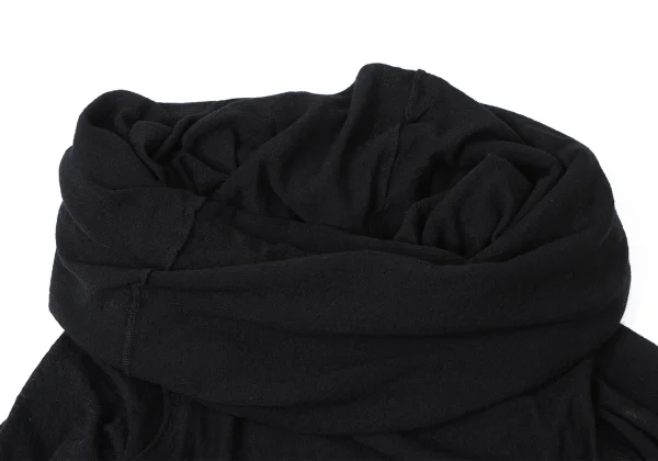 JUNYA WATANABE COMME des GARCONS Wool Layered Drape Neck Knit Top K-165417_004