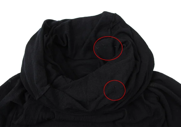 JUNYA WATANABE COMME des GARCONS Wool Layered Drape Neck Knit Top K-165417_005