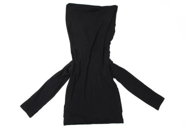 JUNYA WATANABE COMME des GARCONS Wool Layered Drape Neck Knit Top K-165417_008