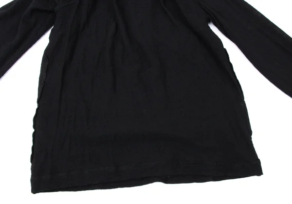 JUNYA WATANABE COMME des GARCONS Wool Layered Drape Neck Knit Top K-165417_011