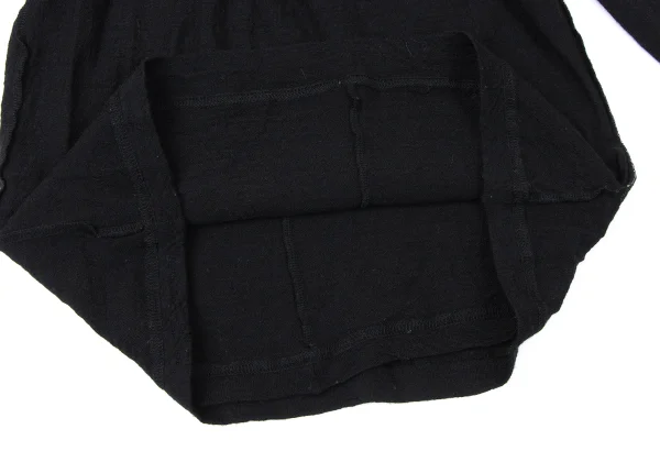 JUNYA WATANABE COMME des GARCONS Wool Layered Drape Neck Knit Top K-165417_013