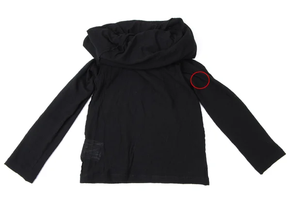 JUNYA WATANABE COMME des GARCONS Wool Layered Drape Neck Knit Top K-165417_014