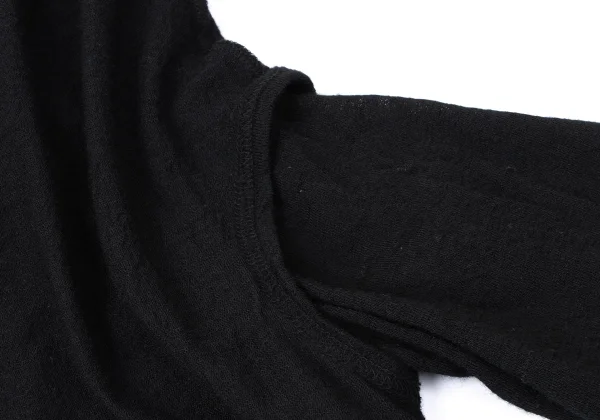 JUNYA WATANABE COMME des GARCONS Wool Layered Drape Neck Knit Top K-165417_016