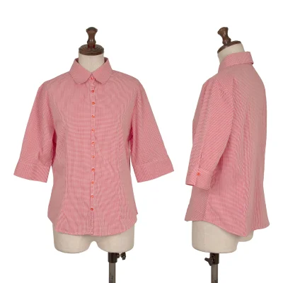 NARACAMICIE Checked Half Sleeve Shirt