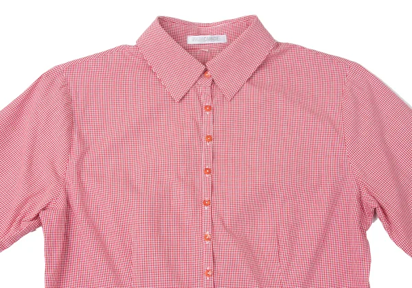 NARACAMICIE Checked Half Sleeve Shirt K-165420_003