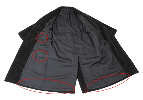 Jean Paul GAULTIER FEMME Double Shaggy Long Coat K-165423_013