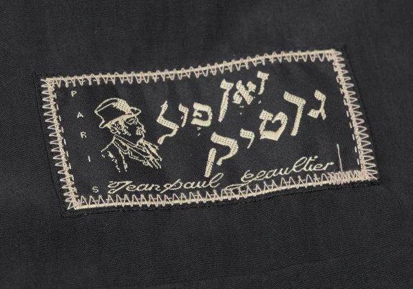 Jean Paul GAULTIER FEMME Logo Patch Belt Neck Design Long Shirt K-165425_007