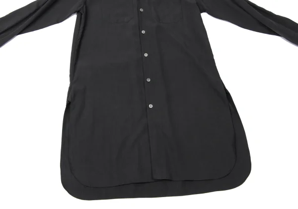 Jean Paul GAULTIER FEMME Logo Patch Belt Neck Design Long Shirt K-165425_013