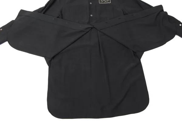 Jean Paul GAULTIER FEMME Logo Patch Belt Neck Design Long Shirt K-165425_014