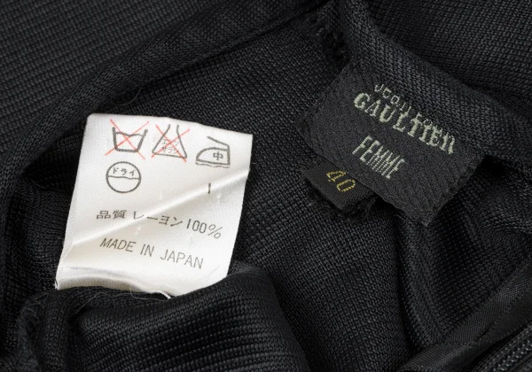 Jean Paul GAULTIER FEMME Rayon High-waist Flare Pants K-165426_016