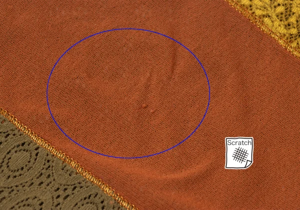 Jean Paul GAULTIER MAILLE Floral Lace Diagonal Switching Mesh T-shirt K-165427_009