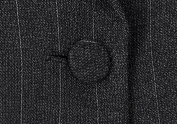 Jean Paul GAULTIER CLASSIQUE Back Button Design Stripe Jacket K-165429_007