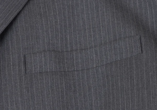 Jean Paul GAULTIER CLASSIQUE Wool Pinstripe Snap Button Jacket K-165432_005