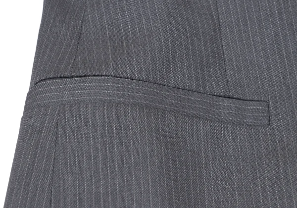 Jean Paul GAULTIER CLASSIQUE Wool Pinstripe Snap Button Jacket K-165432_010