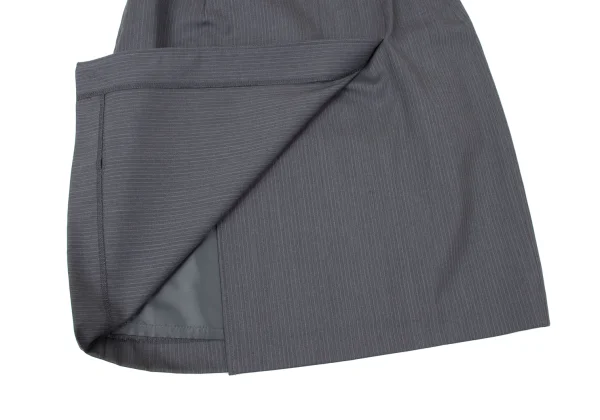 Jean Paul GAULTIER CLASSIQUE Wool Pinstripe Skirt K-165433_009