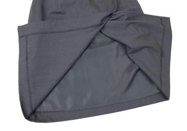 Jean Paul GAULTIER CLASSIQUE Wool Pinstripe Skirt K-165433_010