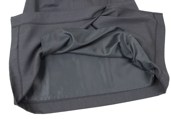 Jean Paul GAULTIER CLASSIQUE Wool Pinstripe Skirt K-165433_011