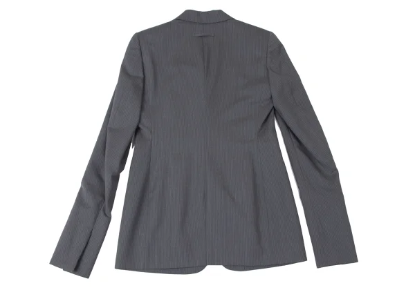 Jean Paul GAULTIER CLASSIQUE Wool Pinstripe Snap Button Jacket & Skirt K-165434_008