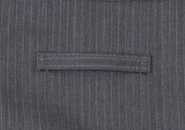 Jean Paul GAULTIER CLASSIQUE Wool Pinstripe Snap Button Jacket & Skirt K-165434_016