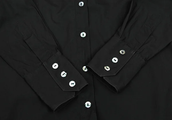 Jean Paul GAULTIER CLASSIQUE Cross Chain Embellished Collar Long Sleeve Shirt K-165436_012