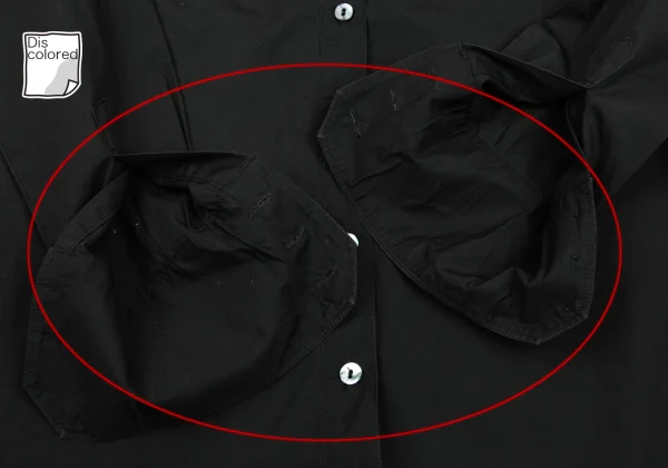 Jean Paul GAULTIER CLASSIQUE Cross Chain Embellished Collar Long Sleeve Shirt K-165436_013