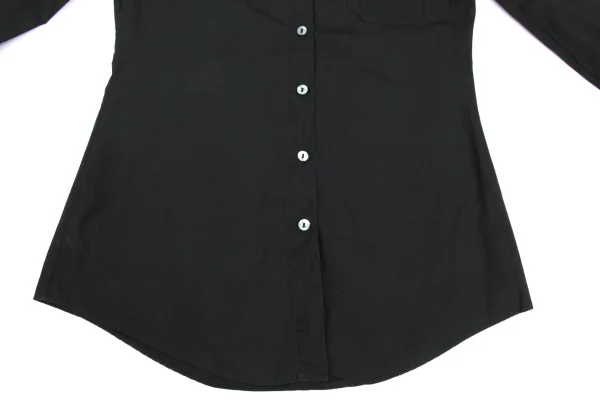 Jean Paul GAULTIER CLASSIQUE Cross Chain Embellished Collar Long Sleeve Shirt K-165436_014