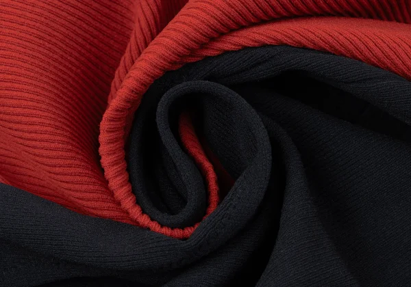 Jean Paul GAULTIER CLASSIQUE Ribbed Turtleneck Jacket Look Pullover Top K-165437_012