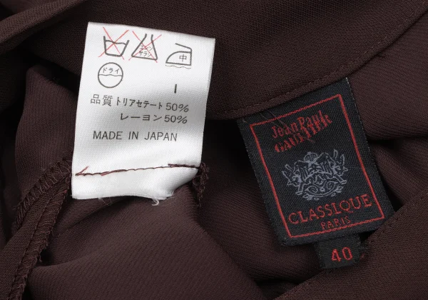 Jean Paul GAULTIER CLASSIQUE Rayon Blend Flare Skirt K-165440_018