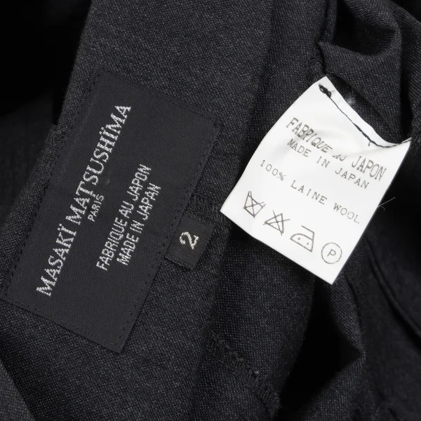 MASAKI MATSUSHIMA Chinese Button Deformation Shirt K-165441_017