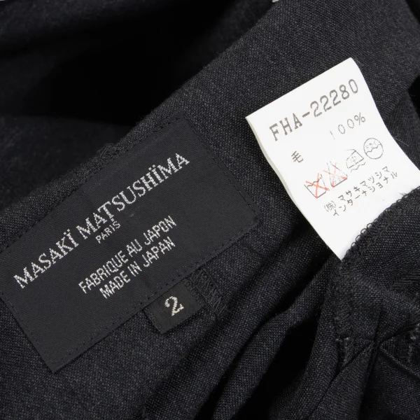 MASAKI MATSUSHIMA Chinese Button Deformation Shirt K-165441_018