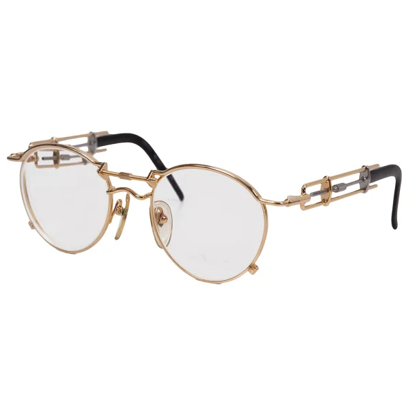 Jean Paul GAULTIER 56-0174 Screw-framed Glasses Gold  K-165443_001