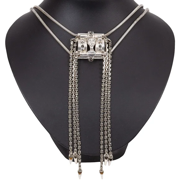 Jean Paul GAULTIER Devil Chain Necklace Silver  K-165444_001