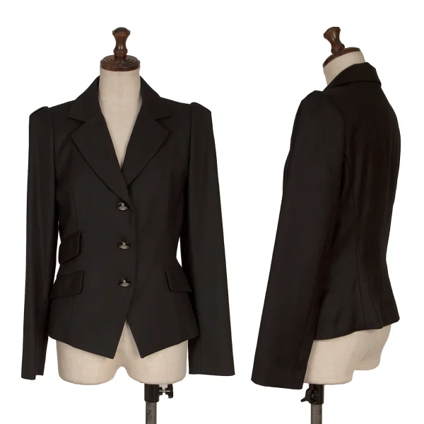 Vivienne Westwood Red Label Wool Spencer Jacket Black 2 K-165448_001