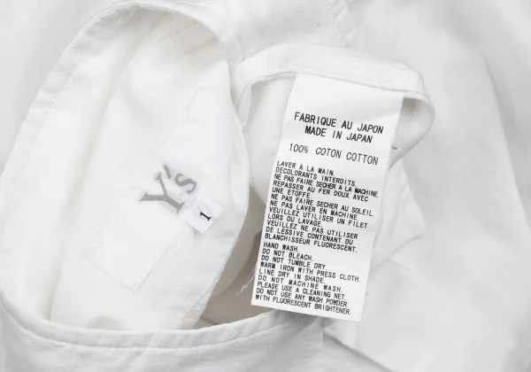 Y's Cotton Fly Button Shirt K-165454_017