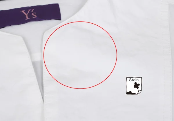 TAKESHI KOSAKA by Y's Pink Label Collarless Cotton Cuffs Shirt K-165455_004