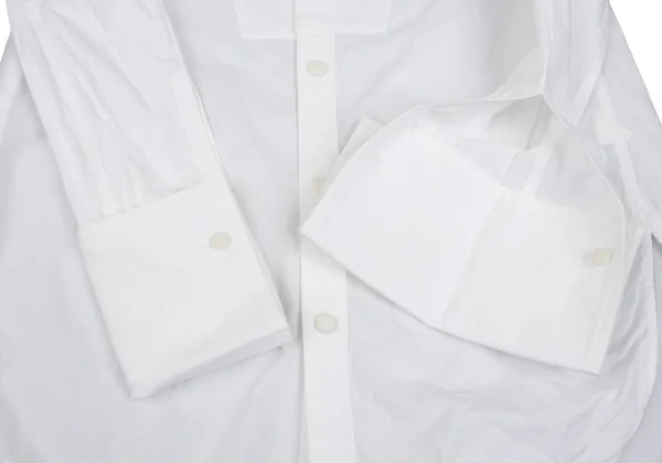 TAKESHI KOSAKA by Y's Pink Label Collarless Cotton Cuffs Shirt K-165455_009