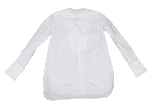 TAKESHI KOSAKA by Y's Pink Label Collarless Cotton Cuffs Shirt K-165455_014