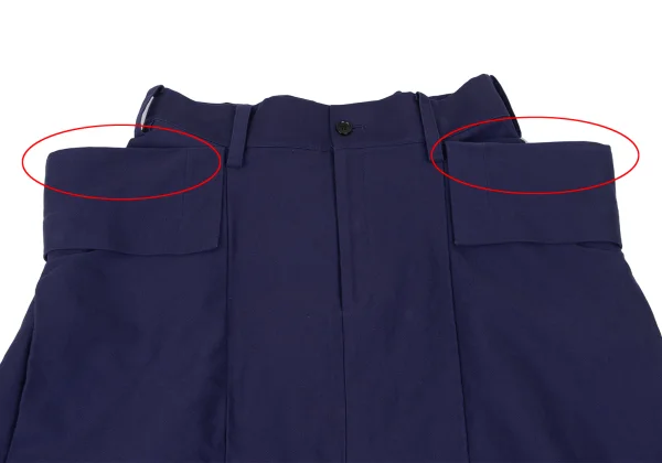 LIMI feu Cotton Big Flap Pocket Dropped Crotch Pants K-165456_002