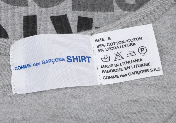 COMME des GARCONS SHIRT Logo Printed T Shirt K-165457_011