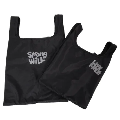 BLACK COMME des GARCONS Ripstop Nylon Print Tote Bag Set