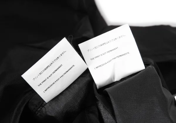 BLACK COMME des GARCONS Ripstop Nylon Print Tote Bag Set K-165460_017