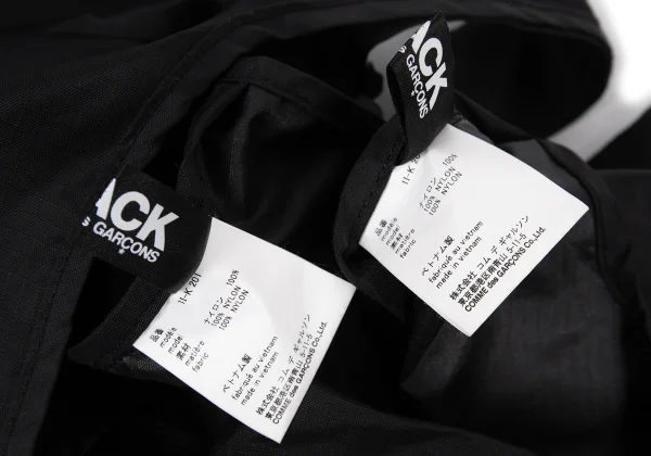 BLACK COMME des GARCONS Ripstop Nylon Print Tote Bag Set K-165460_018