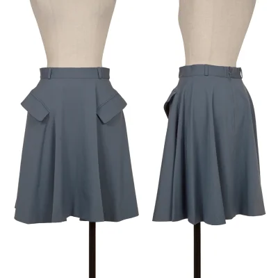 ean Paul GAULTIER FEMME Flap Pocket Flare Skirt