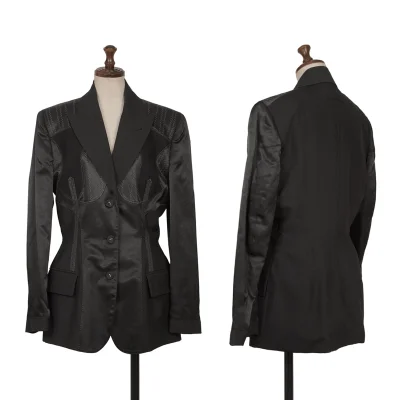 Jean Paul GAULTIER FEMME Inside Out Stitch Wool Jacket