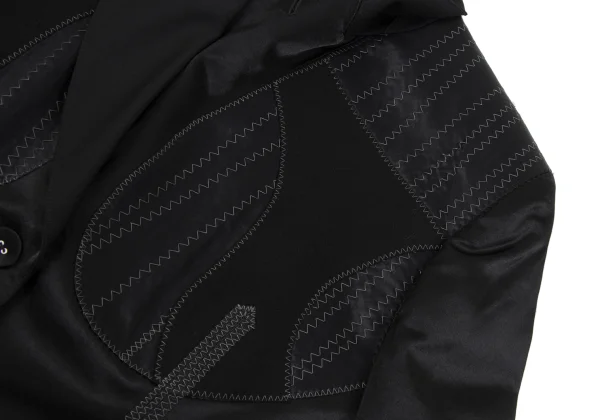 Jean Paul GAULTIER FEMME Inside Out Stitch Wool Jacket K-165466_005