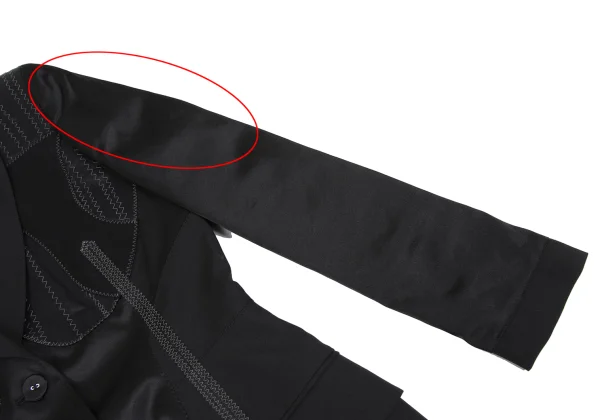 Jean Paul GAULTIER FEMME Inside Out Stitch Wool Jacket K-165466_006