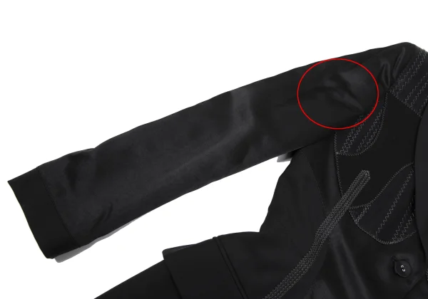 Jean Paul GAULTIER FEMME Inside Out Stitch Wool Jacket K-165466_009