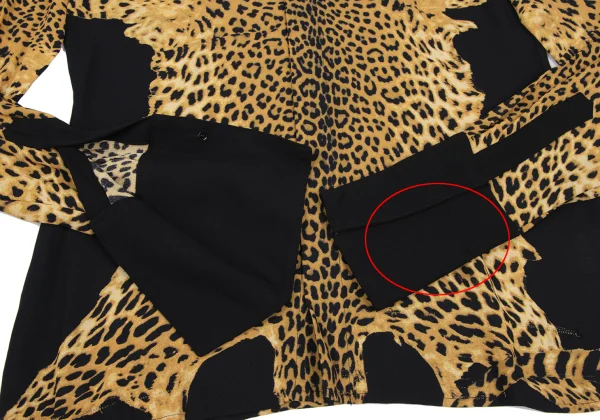 Jean Paul GAULTIER FEMME Leopard Printed Rayon Shirt K-165467_009